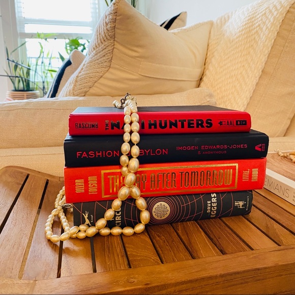 Red Black & Gold Aesthetic (4) Book Decor Bundle - Picture 2 of 8